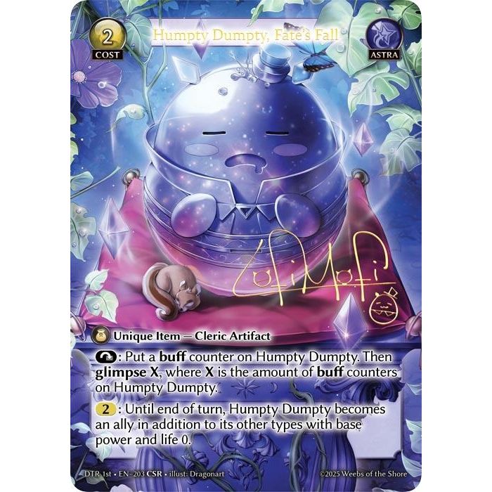 Image for Humpty Dumpty, Fate's Fall (CSR) (203) (Distorted Reflections) - Grand Archive TCG