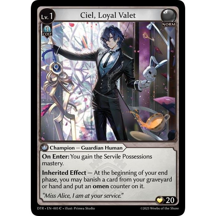 Image for Ciel, Loyal Valet (005) (Distorted Reflections) - Grand Archive TCG