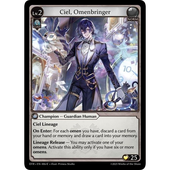 Image for Ciel, Omenbringer (006) (Distorted Reflections) - Grand Archive TCG