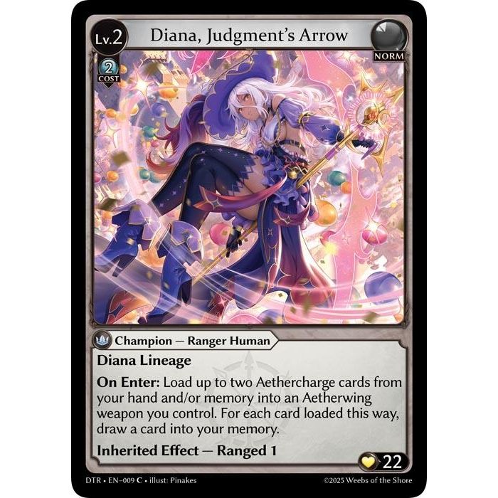 Image for Diana, Judgment's Arrow (009) (Distorted Reflections) - Grand Archive TCG