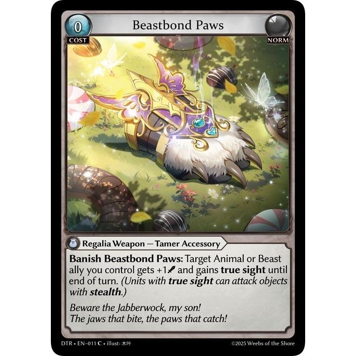 Image for Beastbond Paws (011) (Distorted Reflections) - Grand Archive TCG