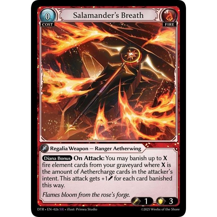 Image for Salamander's Breath (026) (Distorted Reflections) - Grand Archive TCG