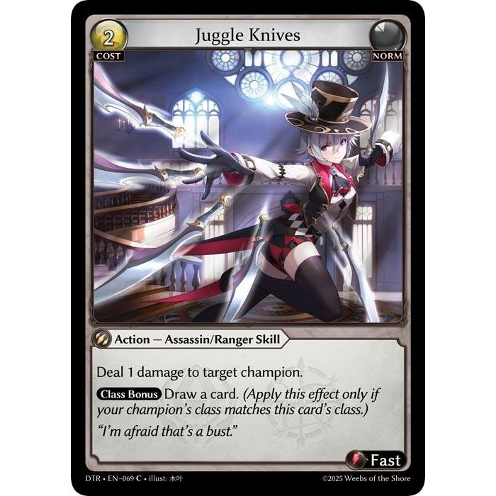 Image for Juggle Knives (069) (Distorted Reflections) - Grand Archive TCG