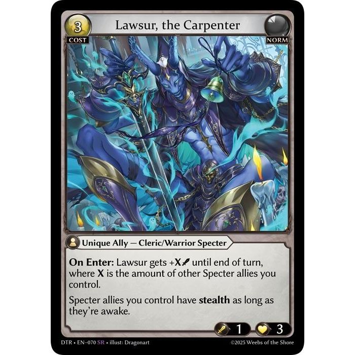 Image for Lawsur, the Carpenter (070) (Distorted Reflections) - Grand Archive TCG