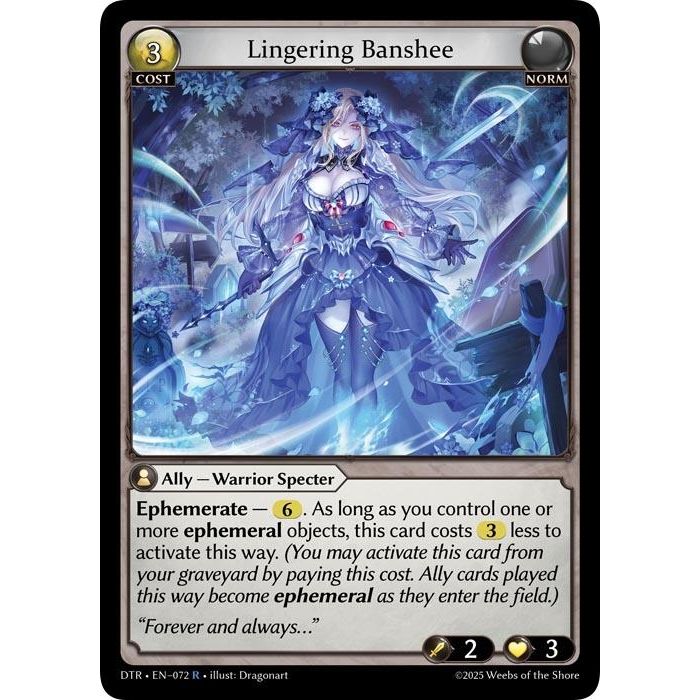 Image for Lingering Banshee (072) (Distorted Reflections) - Grand Archive TCG