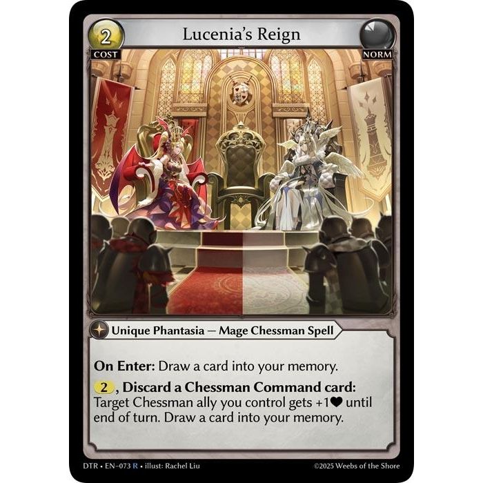 Image for Lucenia's Reign (073) (Distorted Reflections) - Grand Archive TCG
