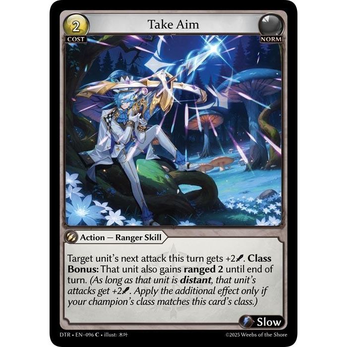 Image for Take Aim (096) (Distorted Reflections) - Grand Archive TCG