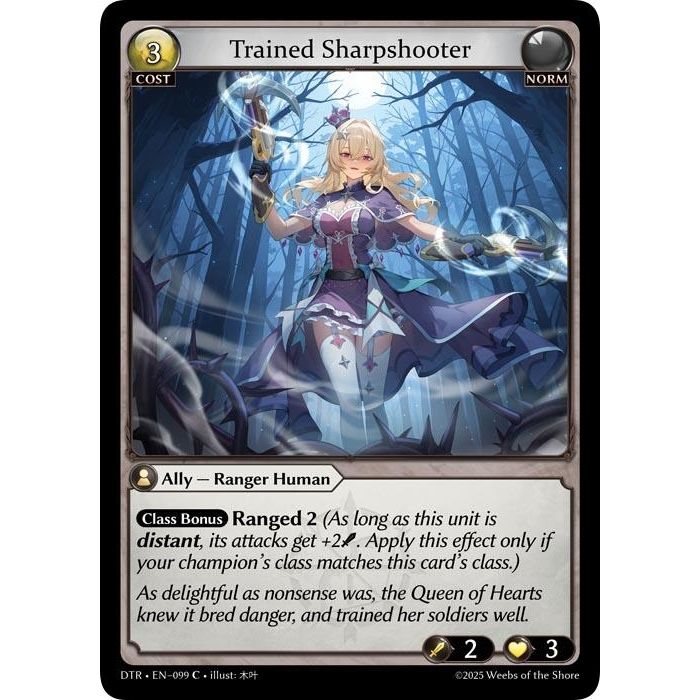 Image for Trained Sharpshooter (099) (Distorted Reflections) - Grand Archive TCG