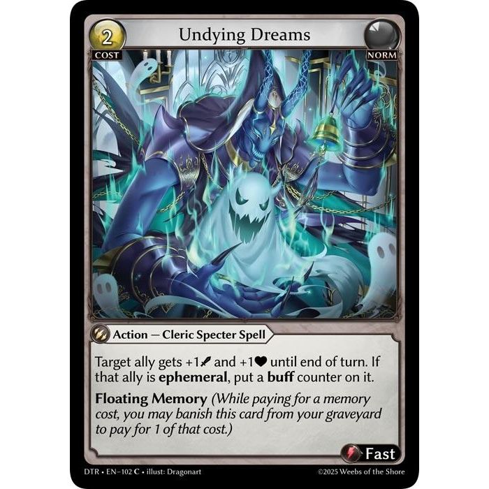 Image for Undying Dreams (102) (Distorted Reflections) - Grand Archive TCG