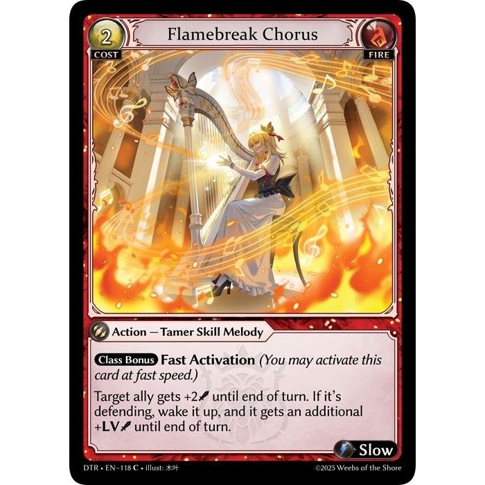 Image for Flamebreak Chorus (118) (Distorted Reflections) - Grand Archive TCG