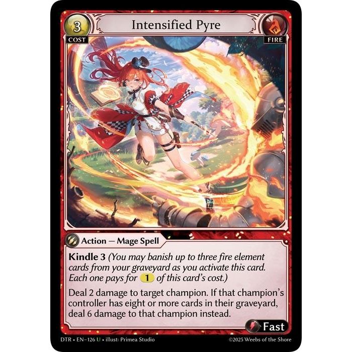 Image for Intensified Pyre (126) (Distorted Reflections) - Grand Archive TCG