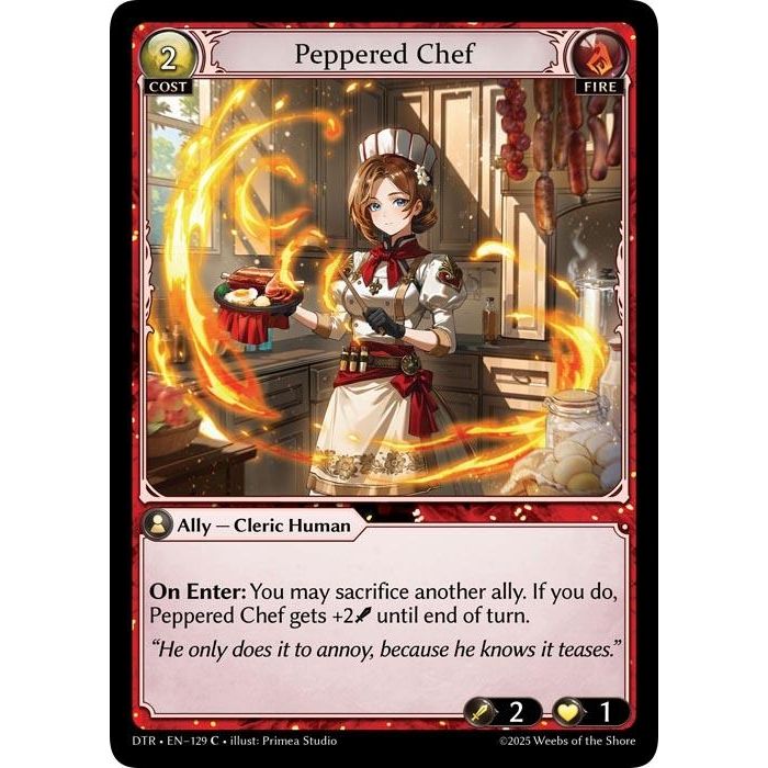 Image for Peppered Chef (129) (Distorted Reflections) - Grand Archive TCG