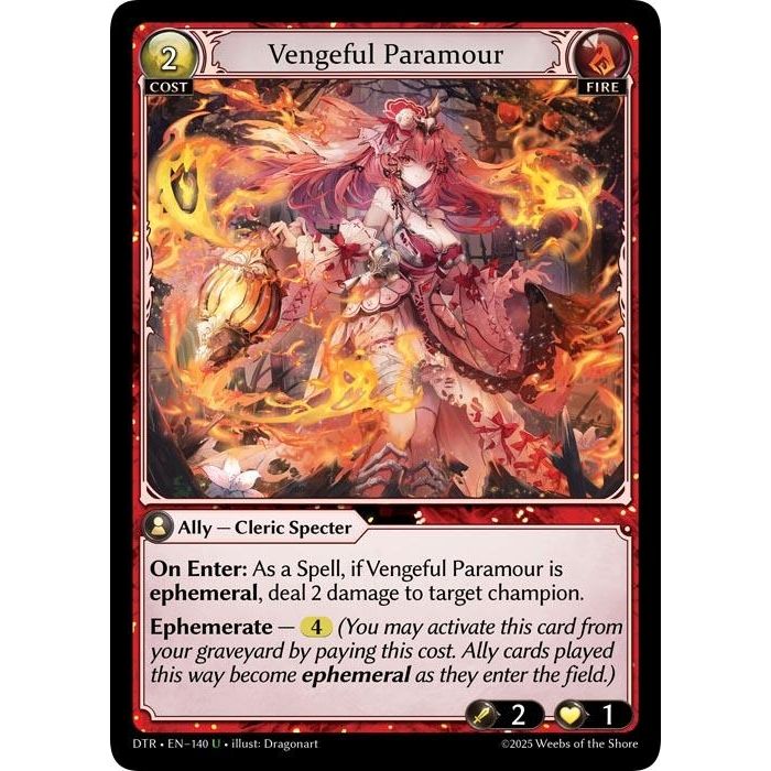 Image for Vengeful Paramour (140) (Distorted Reflections) - Grand Archive TCG