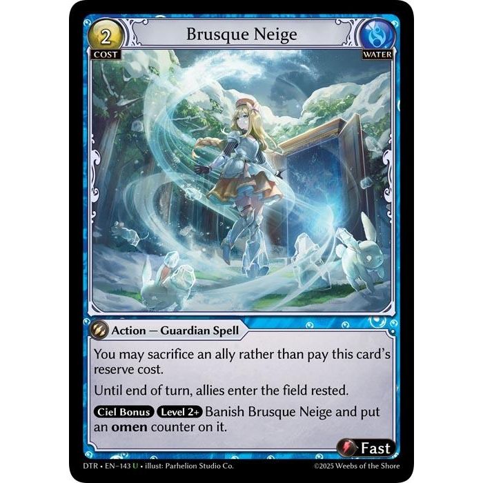 Image for Brusque Neige (143) (Distorted Reflections) - Grand Archive TCG