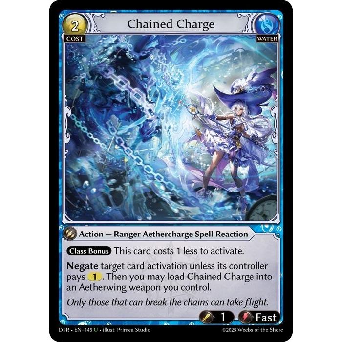 Image for Chained Charge (145) (Distorted Reflections) - Grand Archive TCG