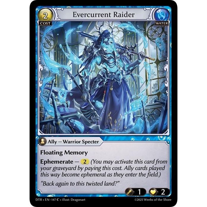 Image for Evercurrent Raider (147) (Distorted Reflections) - Grand Archive TCG