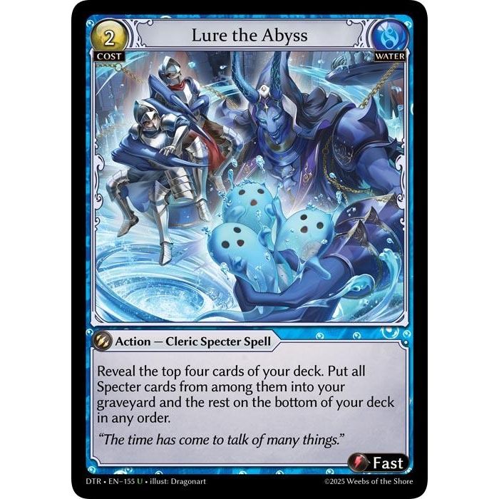 Image for Lure the Abyss (155) (Distorted Reflections) - Grand Archive TCG