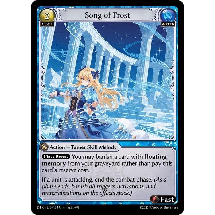 Image for Song of Frost (163) (Distorted Reflections) - Grand Archive TCG