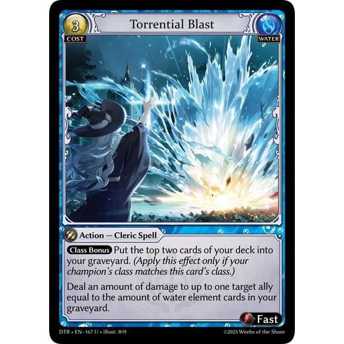 Image for Torrential Blast (167) (Distorted Reflections) - Grand Archive TCG