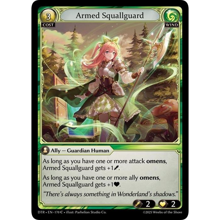 Image for Armed Squallguard (170) (Distorted Reflections) - Grand Archive TCG