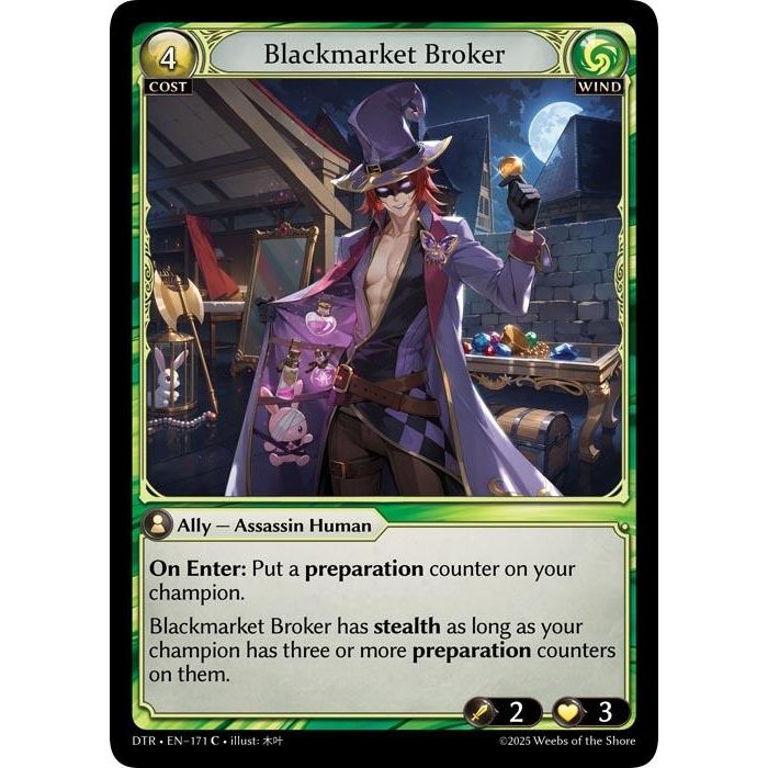 Image for Blackmarket Broker (171) (Distorted Reflections) - Grand Archive TCG