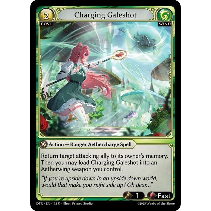 Image for Charging Galeshot (173) (Distorted Reflections) - Grand Archive TCG