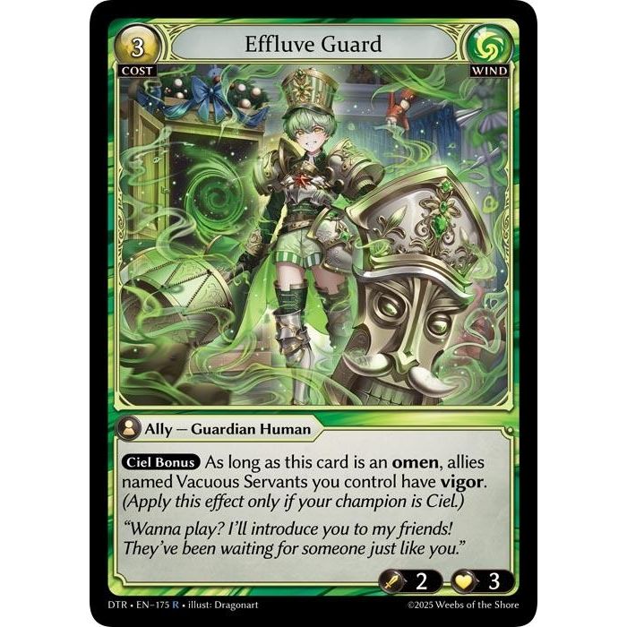 Image for Effluve Guard (175) (Distorted Reflections) - Grand Archive TCG