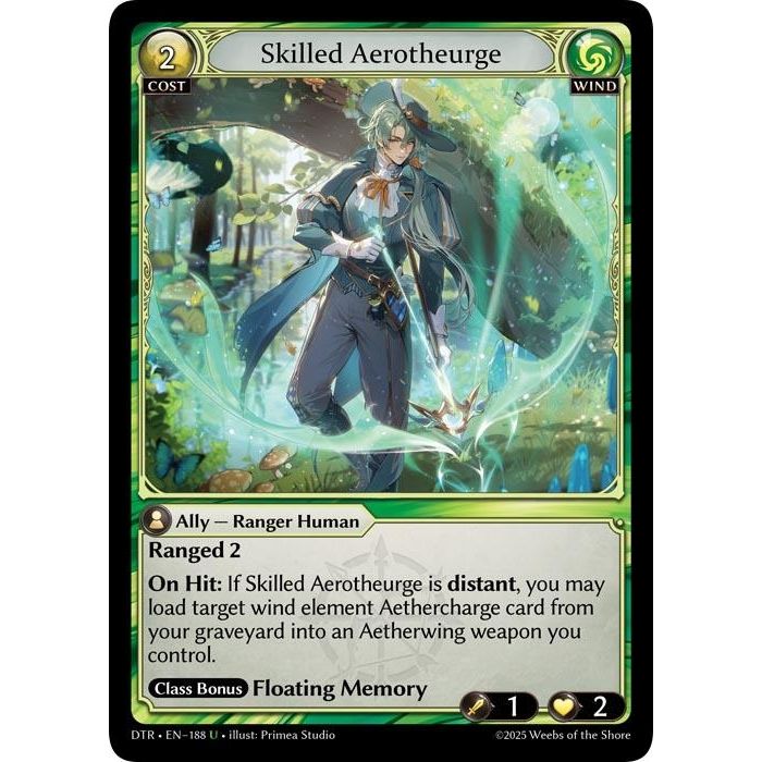 Image for Skilled Aerotheurge (188) (Distorted Reflections) - Grand Archive TCG