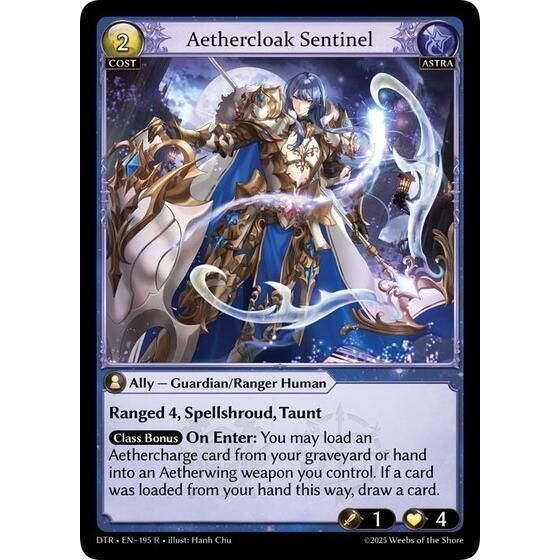 Image for Aethercloak Sentinel (195) (Distorted Reflections) - Grand Archive TCG