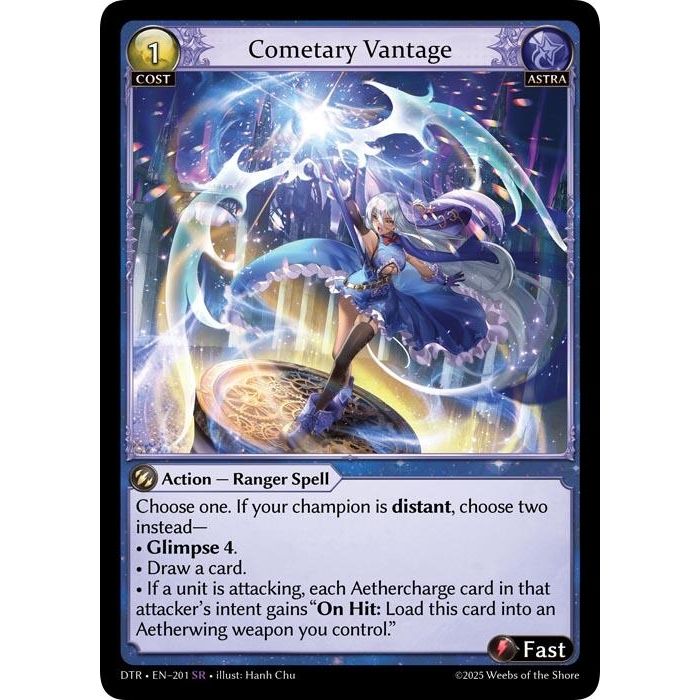 Image for Cometary Vantage (201) (Distorted Reflections) - Grand Archive TCG