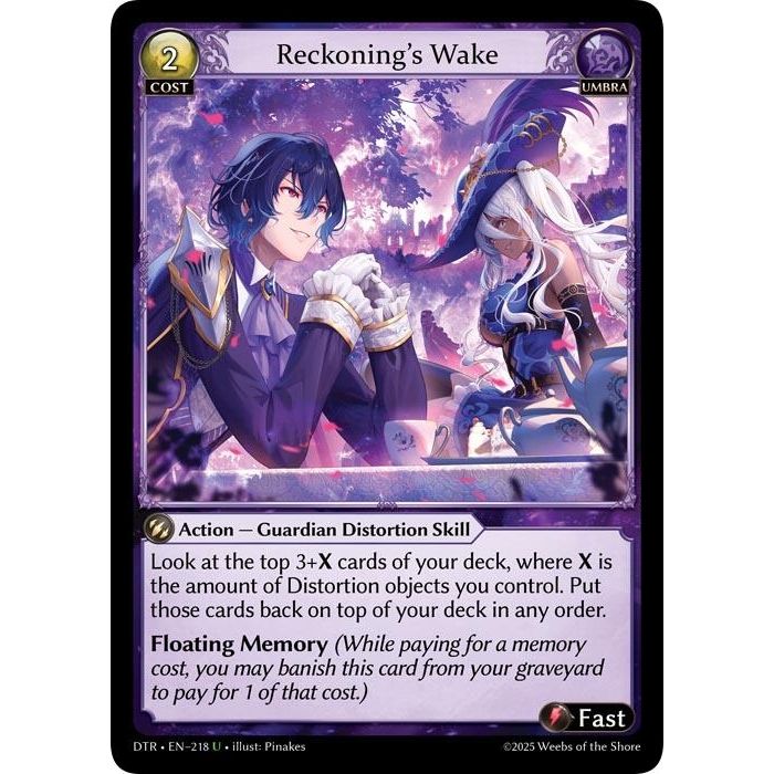 Image for Reckoning's Wake (218) (Distorted Reflections) - Grand Archive TCG