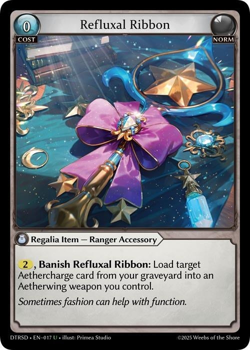 Image for Refluxal Ribbon (17) (Distorted Reflections Starter Decks) (DTRSD) - Grand Archive TCG
