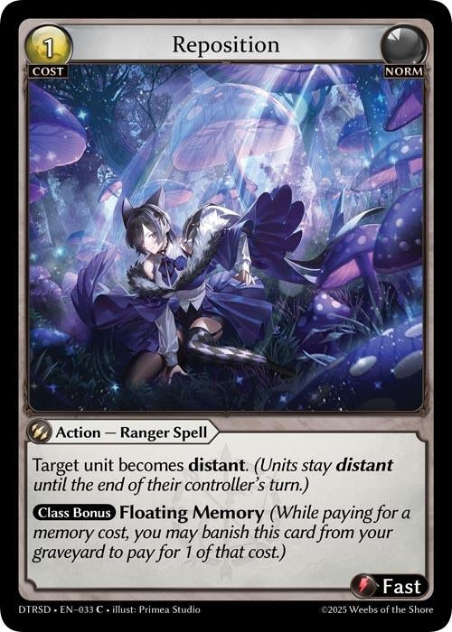 Image for Reposition (33) (Distorted Reflections Starter Decks) (DTRSD) - Grand Archive TCG