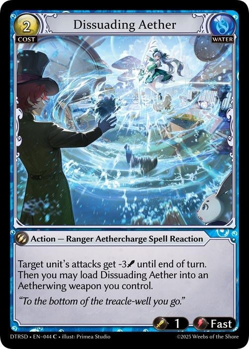 Image for Dissuading Aether (44) (Distorted Reflections Starter Decks) (DTRSD) - Grand Archive TCG