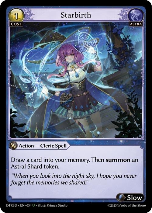 Image for Starbirth (54) (Distorted Reflections Starter Decks) (DTRSD) - Grand Archive TCG