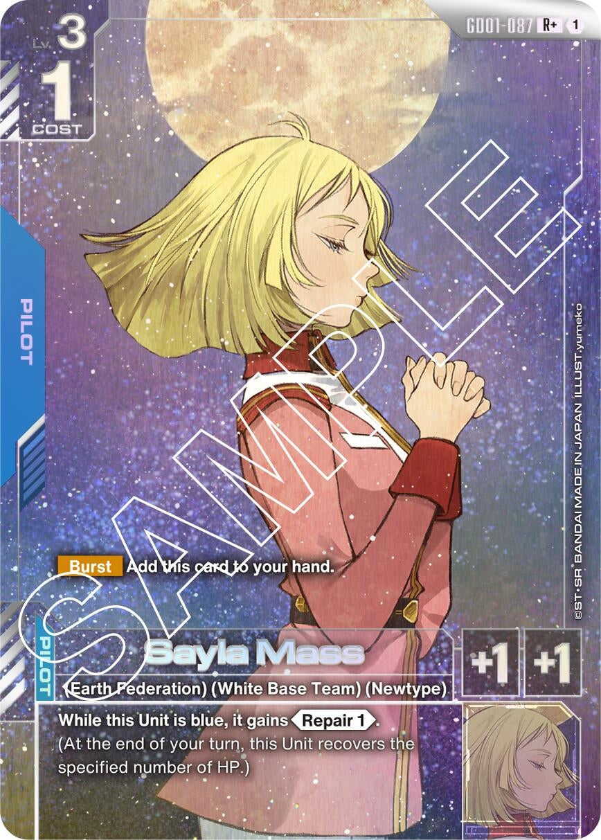 Image for Sayla Mass (R+) (GD01-087) (Newtype Rising) (GD01) - Gundam Card Game