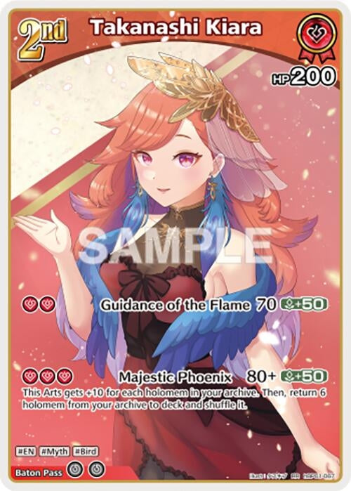 Image for Takanashi Kiara (RR) (hBP01-067) (Blooming Radiance) (BP01E) - Hololive