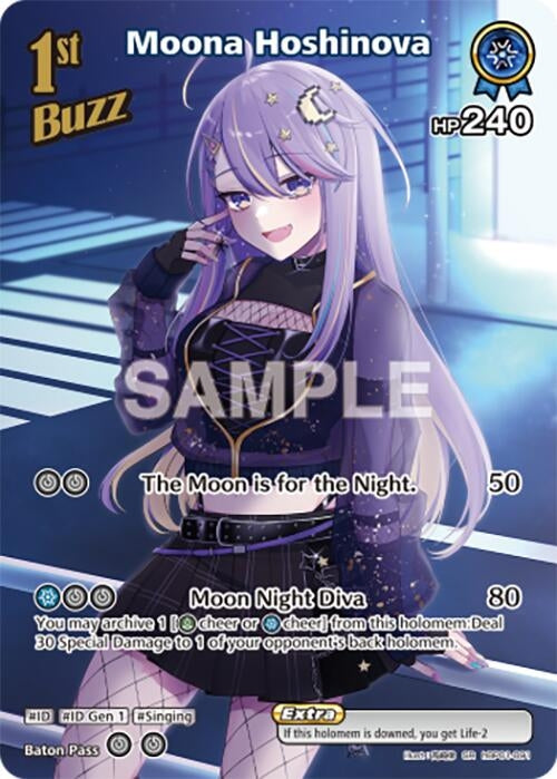 Image for Moona Hoshinova (SR) (hBP01-091) (Blooming Radiance) (BP01E) - Hololive