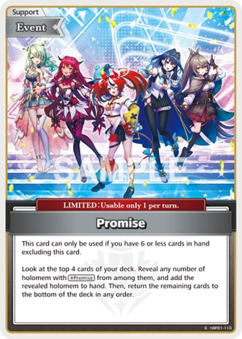 Image for Promise (S) (hBP01-113) (Blooming Radiance) (BP01E) - Hololive