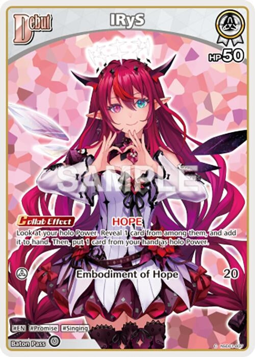 Image for IRyS (C) (hSD01-007) (SD01: Start Deck: Tokino Sora and Azki) (SD01E) - Hololive