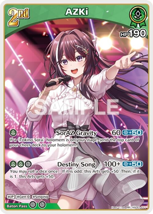 AZKi (RR) (hSD01-011) (SD01: Start Deck: Tokino Sora and Azki)