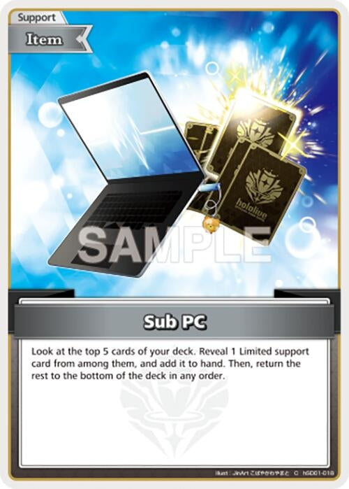 Image for Sub PC (C) (hSD01-018) (SD01: Start Deck: Tokino Sora and Azki) (SD01E) - Hololive