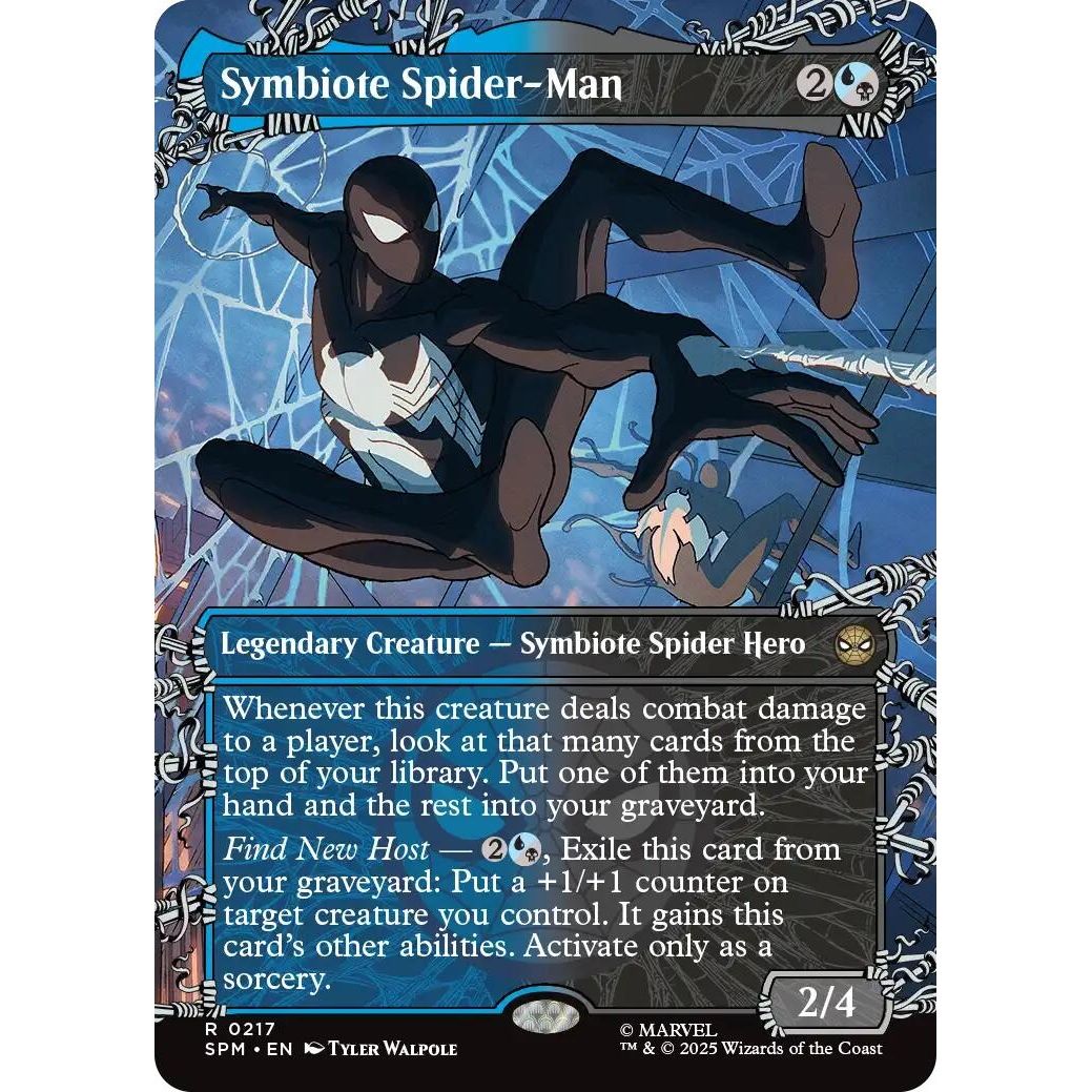 Symbiote Spider-Man (Borderless) (217) (Marvel's Spider-Man) - PokeBox USA
