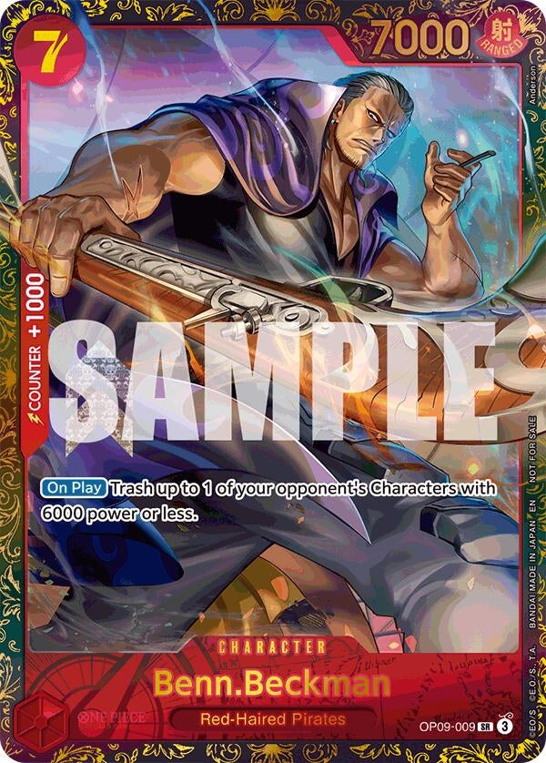 Image for Benn.Beckman (Championship 25-26 Offline Regionals Season 2) (OP09-009) (One Piece Promotion Cards) (OP-PR) - One Piece Card Game