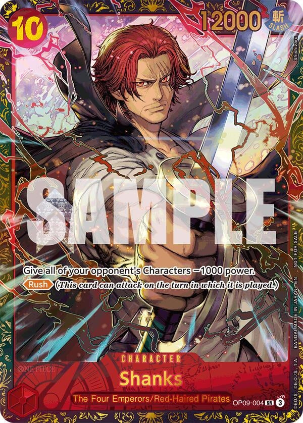 Image for Shanks (Championship 25-26 Offline Regionals Season 2) (OP09-004) (One Piece Promotion Cards) (OP-PR) - One Piece Card Game