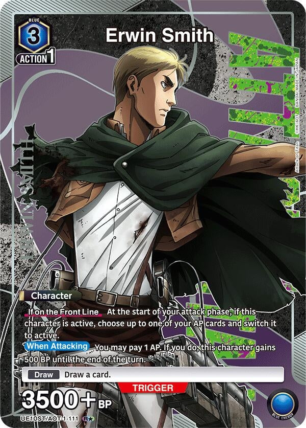 Image for Erwin Smith (R*) (UE10ST/AOT-1-111) (UE10ST: Attack on Titan Starter Deck) (UE10ST) - Union Arena