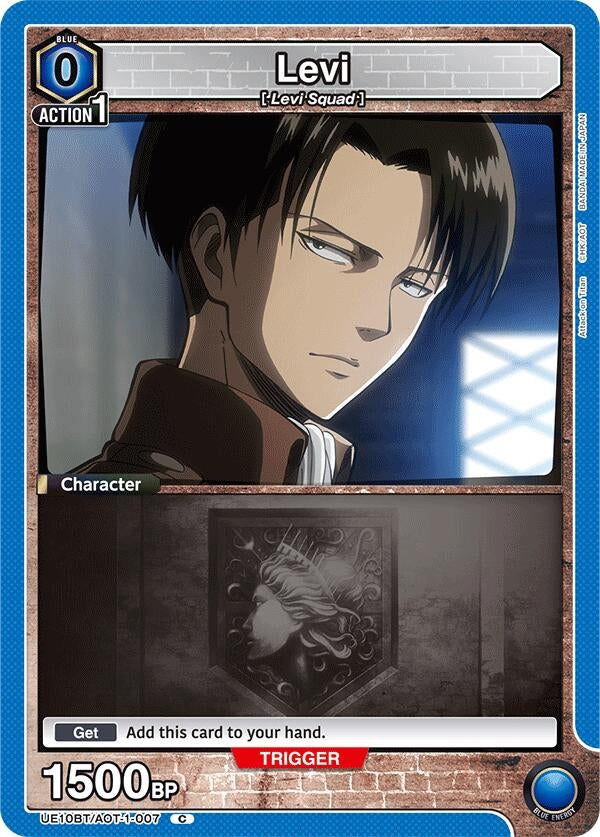Image for Levi (007) (UE10BT/AOT-1-007) (UE10BT: Attack on Titan) (UE10BT) - Union Arena