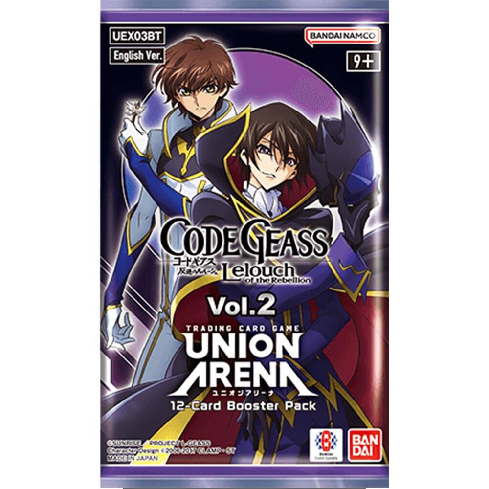 Union Arena - Code Geass: Lelouch of The Rebellion Vol. 2 Booster Pack UEX03BT - ENGLISH - PokeBox USA