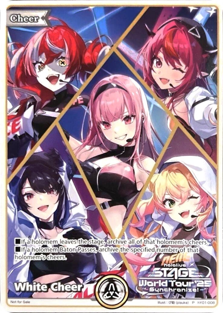 Image for White Cheer (P) (hY01-008) (hY01-008) (hololive OFFICIAL CARD GAME Promos) (hOCGP) - Hololive