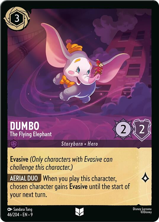Image for Dumbo - The Flying Elephant (46/204) (Fabled) (9) - Disney Lorcana